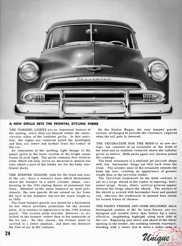 1951 Chevrolet Engineering Features Booklet Page 32